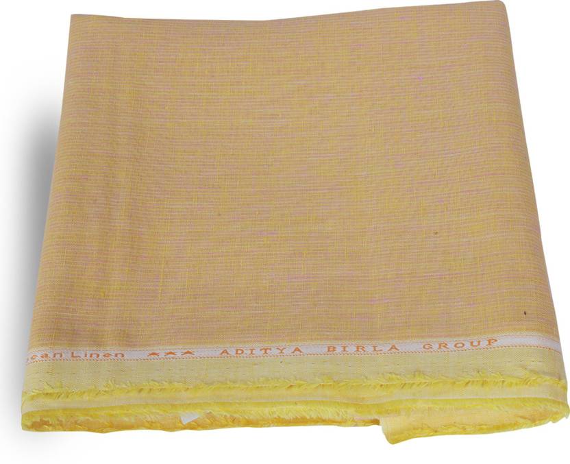 Linen Club Linen Solid Shirt Fabric Price in India Buy Linen Club