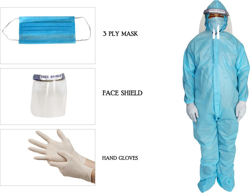 Stylista PPEKit_Blue_6 Safety Jacket(Blue)