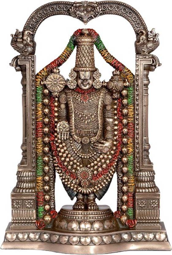 kakajiji Handicraft Bronze Tirupati Balaji murti for pooja room I home