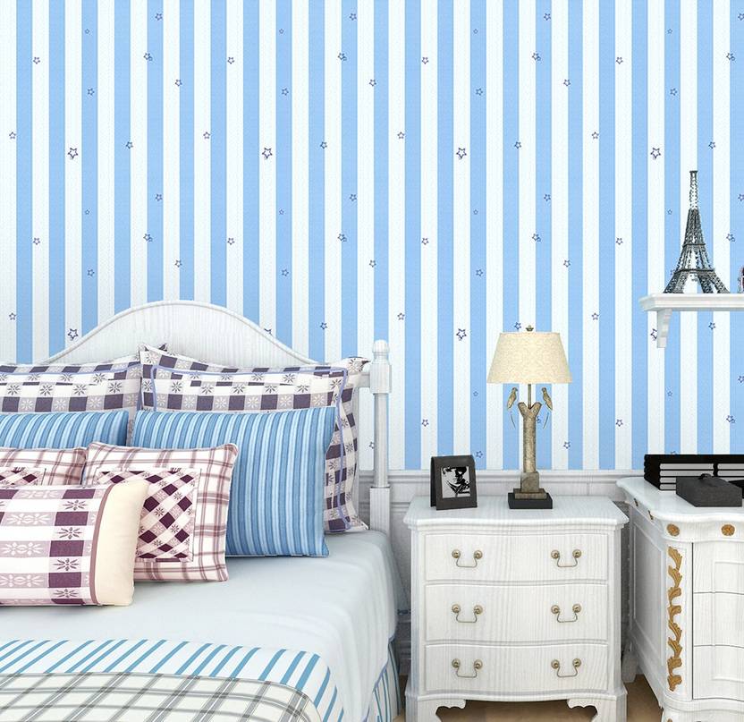 Flipkart SmartBuy Wall Stickers Wallpaper Home Decoration Elegant Blue