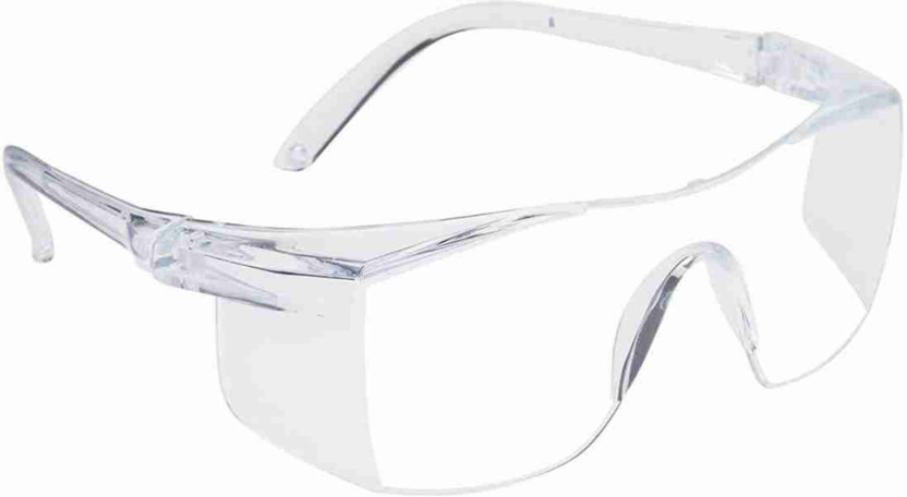 EYEXACK Over-sized Sunglasses(For Men & Women, Clear)
