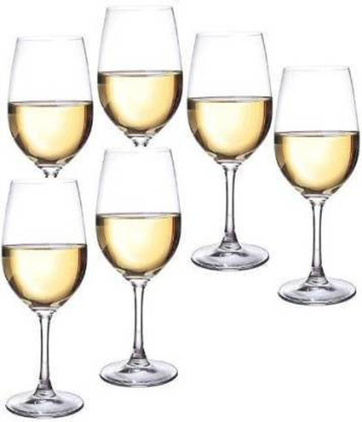 TKoooS (Pack of 6) 285 ml Red and White Wine Glass Party Glasses Multi