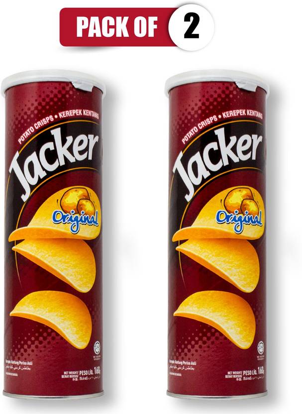Jacker Potato Crisp Orignal 160 g Pack of 2 Chips Price in India