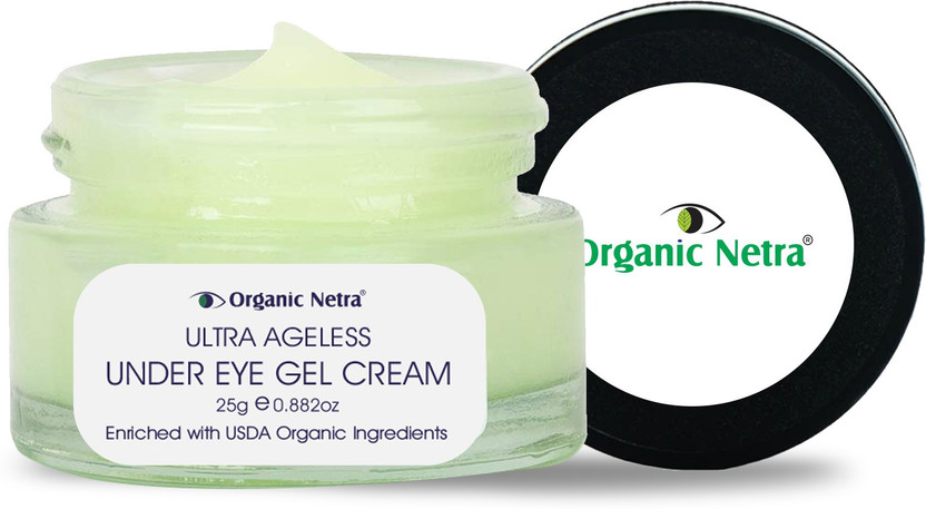 Organic Netra Under Eye Cream Reduce Dryness & fine lines,dry & normal skin(25 g)