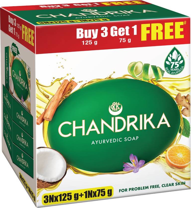 CHANDRIKA Ayurvedic Soap Price in India, Buy CHANDRIKA Ayurvedic Soap