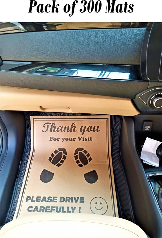 CONVRT Paper Disposable Paper Mat For Universal For Car Price in India