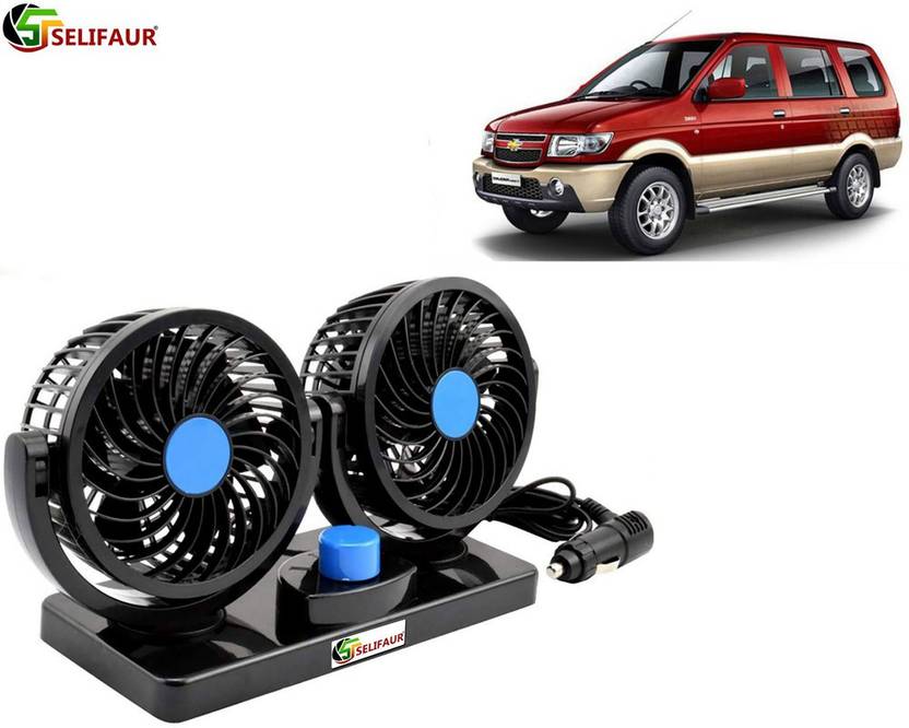 Selifaur F55 Mitchell 12V DC Electric Car Fan for Dashboad 360 Degree