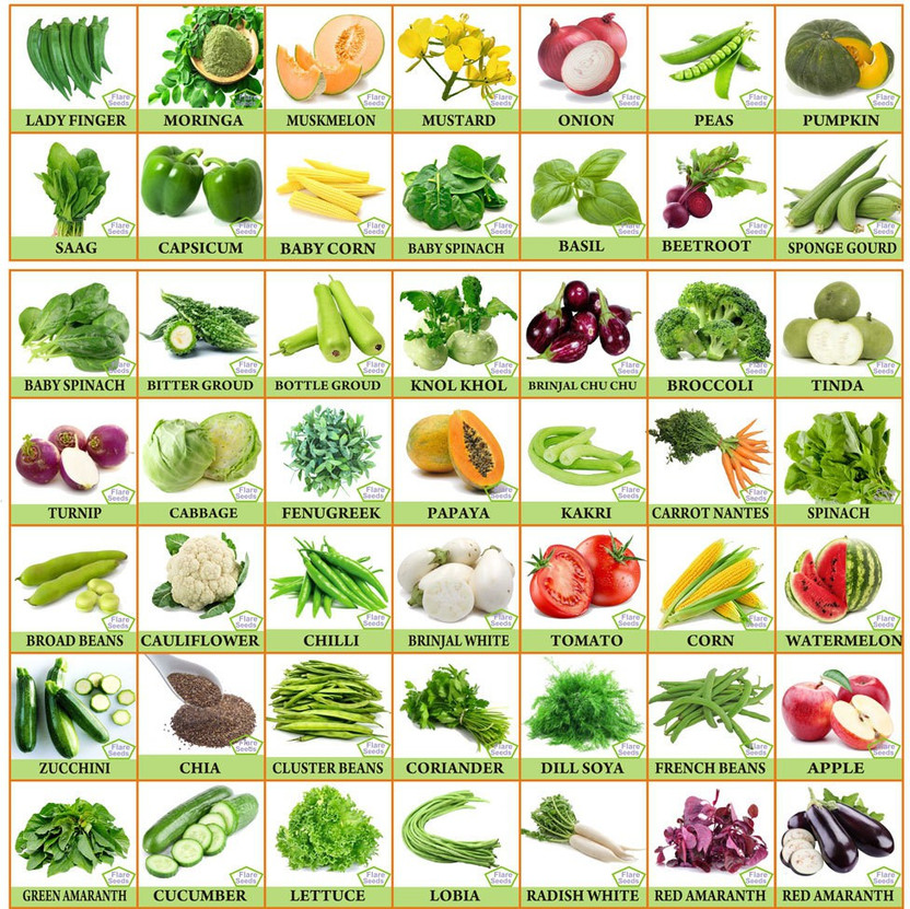 FLARE SEEDS vegetable seeds for home garden Seed(50 per packet)
