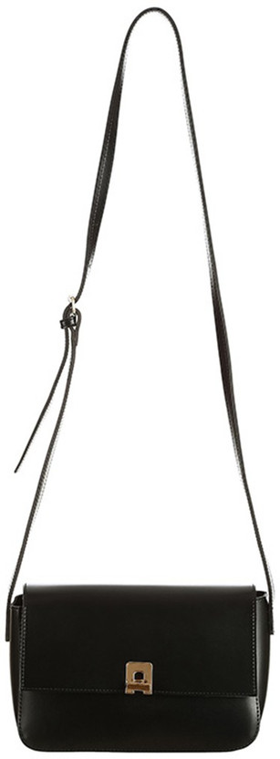MINISO Black Sling Bag Simple Crossbody 