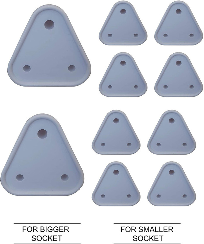 Mopslik Mopslik Baby Safety Child Proofing Electrical Socket Plug Outlet Cover - Pack Of 10(White) - Flipkart Deal