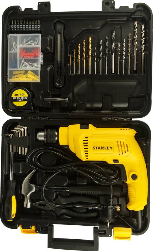 STANLEY SDH550KPIN 550W DIY 10mm Single Speed Hammer Drill and Power