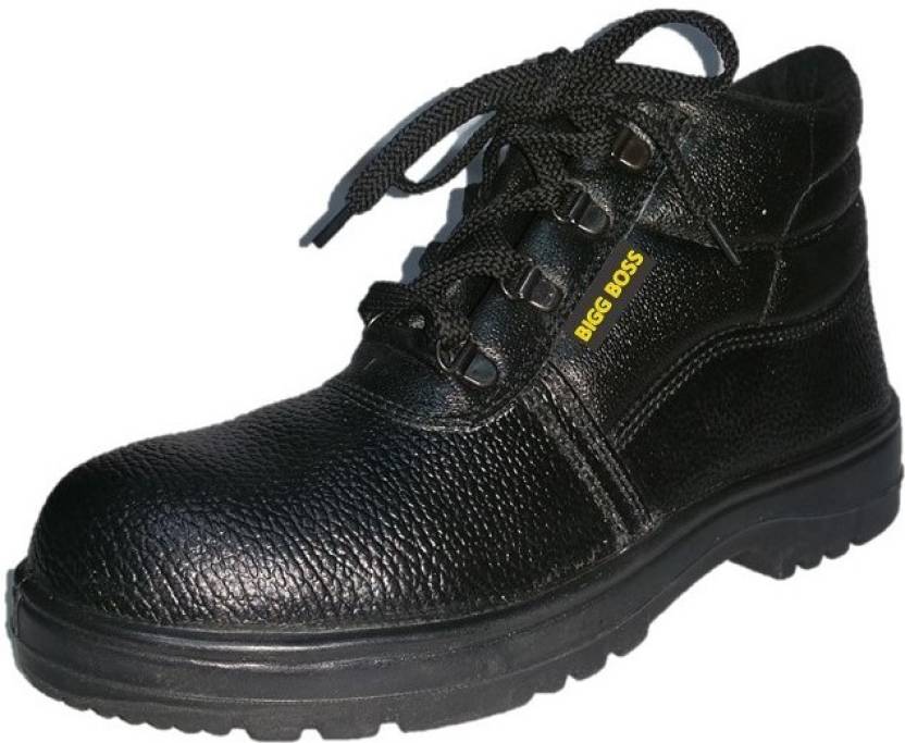 Bigg Boss HUNK SAFETY SHOE ISI BSI APPROVED Steel Toe Genuine Leather ...