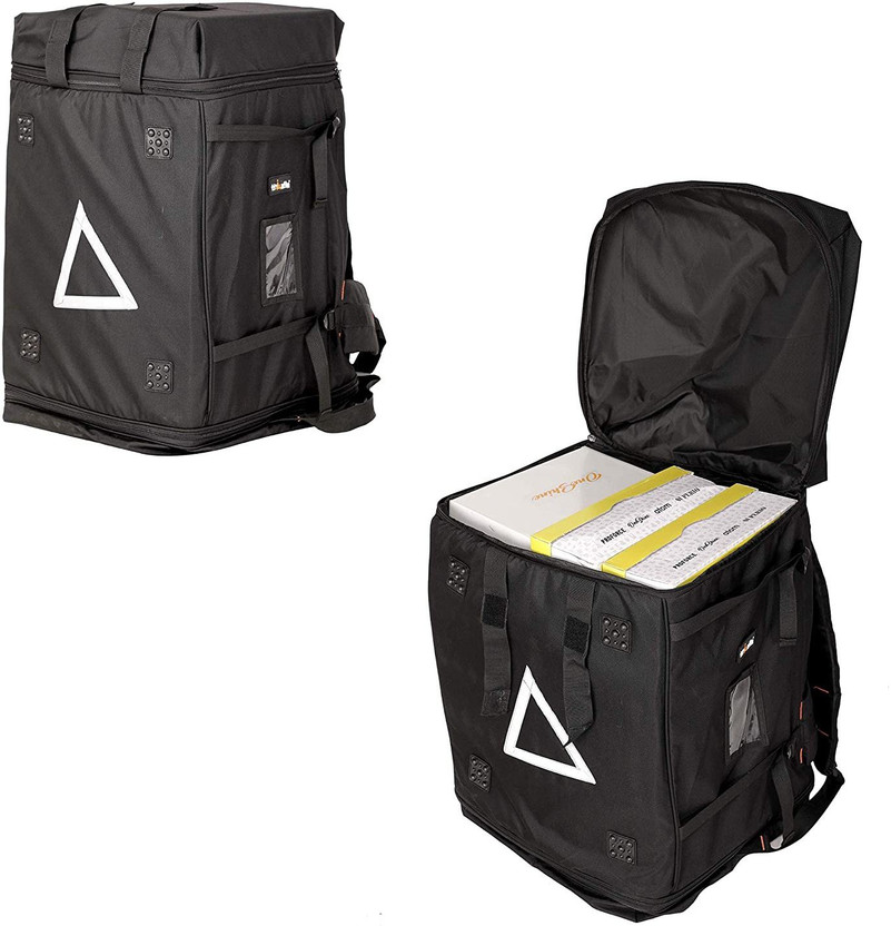 Ultrafine Logistics /Courier/E-commerce Delivery Bag 123.5 L Backpack(Black)