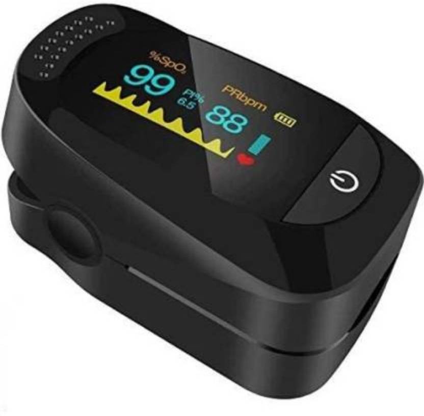 SPORTOY Black Pulse Oximeter, Finger Pulse Oximeter with OLED Display ...