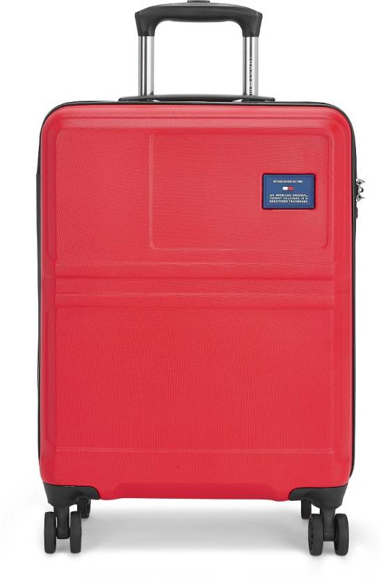 TOMMY HILFIGER Alpha Expandable Cabin Suitcase - 22 inch Red - Price in ...