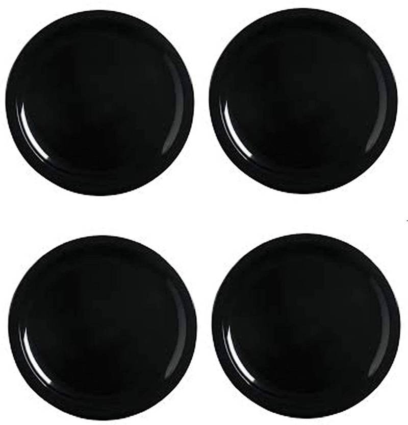 Sash Black Dinner Plates for Dining Table Decor Home and Kitchen