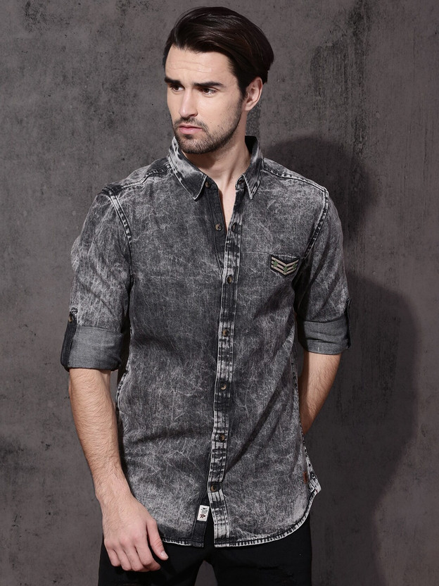 denim shirts flipkart