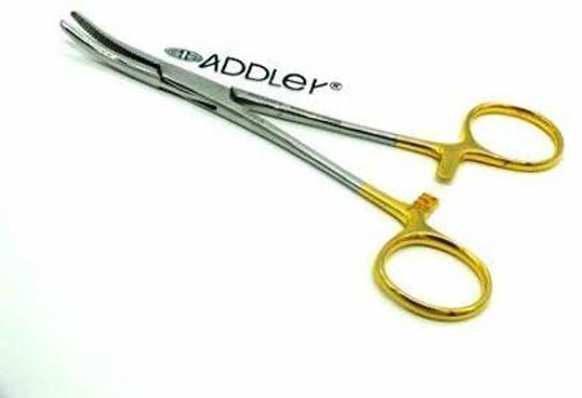 ADDLER Dental Artery forcep CURVED 5 INCH TC DOUBLE FOR MORE