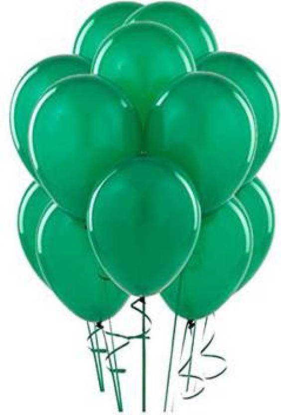Wonder Solid Dark Green Birthday Balloons Set of 150