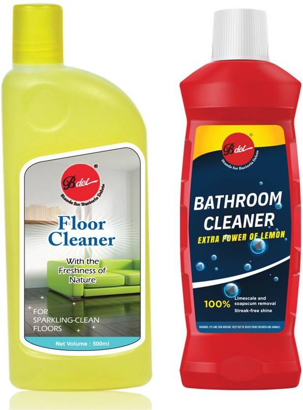 Bdel Bathroom Cleaner 500Ml + Floor Cleaner 500Ml Combo Natural Price