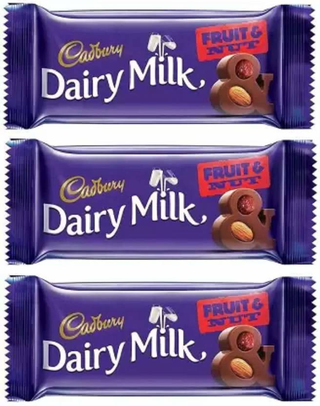 Cadbury DAIRY MILK FRUIT & NUT Bars Price in India Buy Cadbury DAIRY