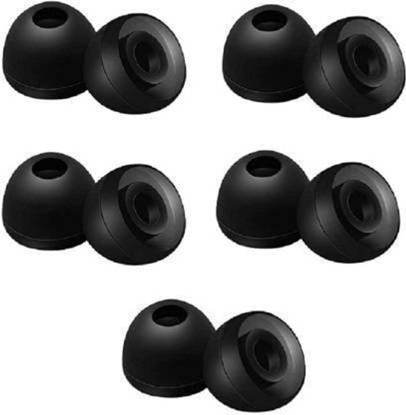 menaso Super quality (10pc) In The Ear Headphone Earbuds Rubber earphone tips replacement headphone ear cushion ear buds for bluetooth earphones, In The Ear Headphone Cushion(Pack of 10, Multicolor)