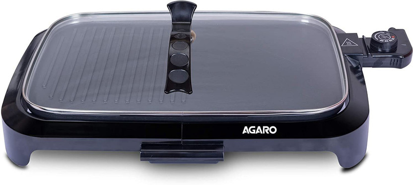 AGARO AGARO MultiPurposeThermostaticBarbequeGrill|DeepFatFryer Electric Grill - Flipkart Deal