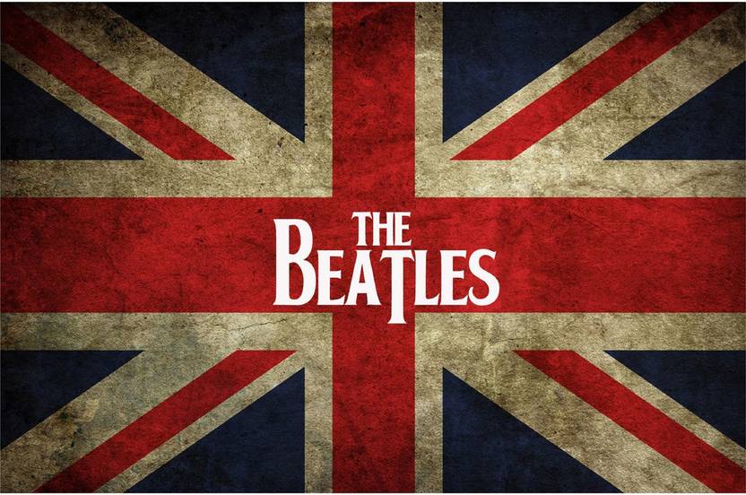 The Beatles Flag Poster Paper Print - Movies posters in India - Buy art