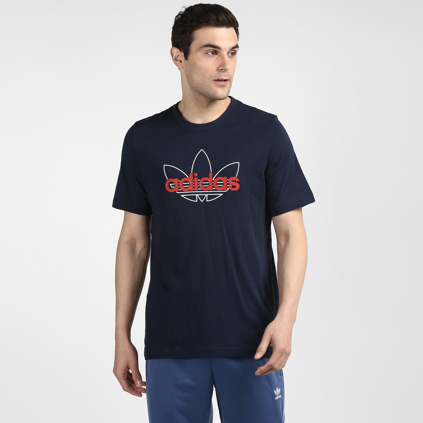 ADIDAS ORIGINALS Printed Men Round Neck Blue T-Shirt - Buy ADIDAS ORIGINALS  Printed Men Round Neck Blue T-Shirt Online at Best Prices in India |  Flipkart.com
