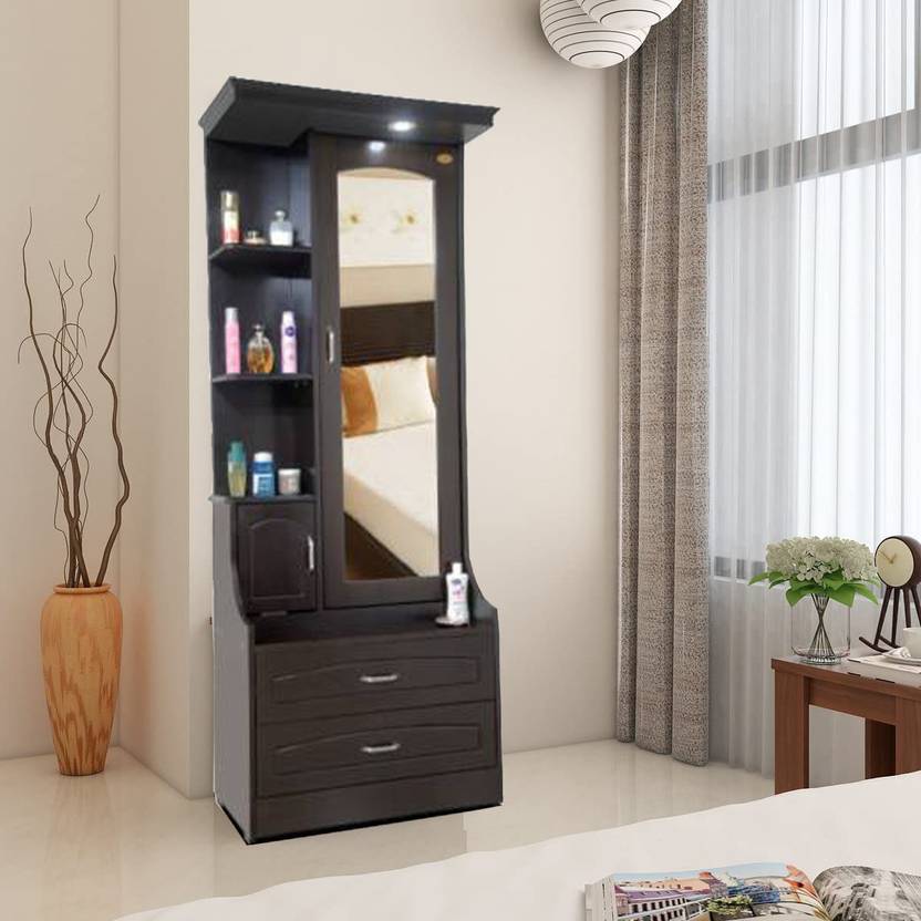 ELTOP DD3 Dressing Table With Mirror And Storage Engineered Wood