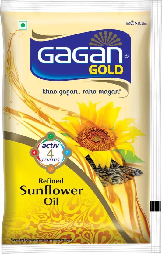 Gagan Sunflower Oil Pouch Price in India Buy Gagan Sunflower Oil