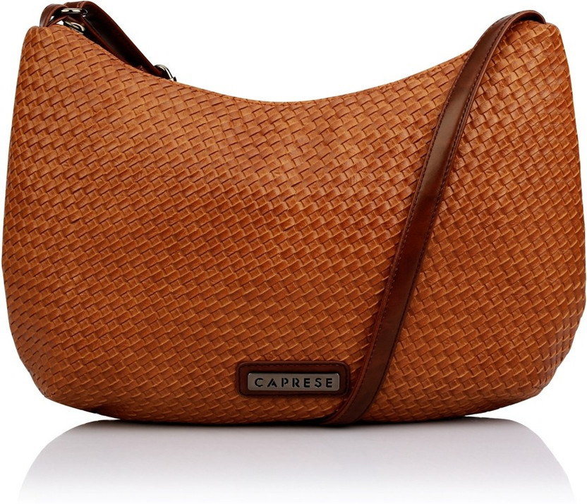 Buy Caprese Women Brown Sling Bag Brown
