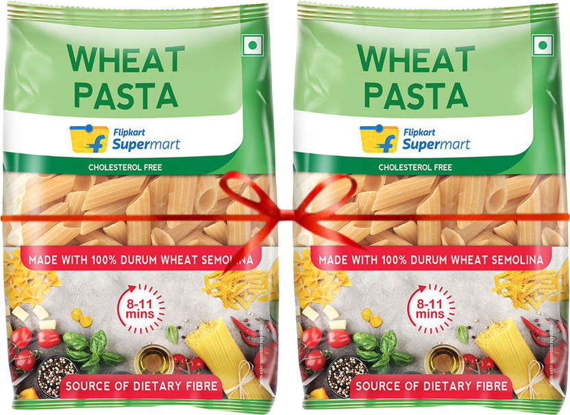 Flipkart Supermart Wheat Penne Pasta(Pack of 2, 800 g)