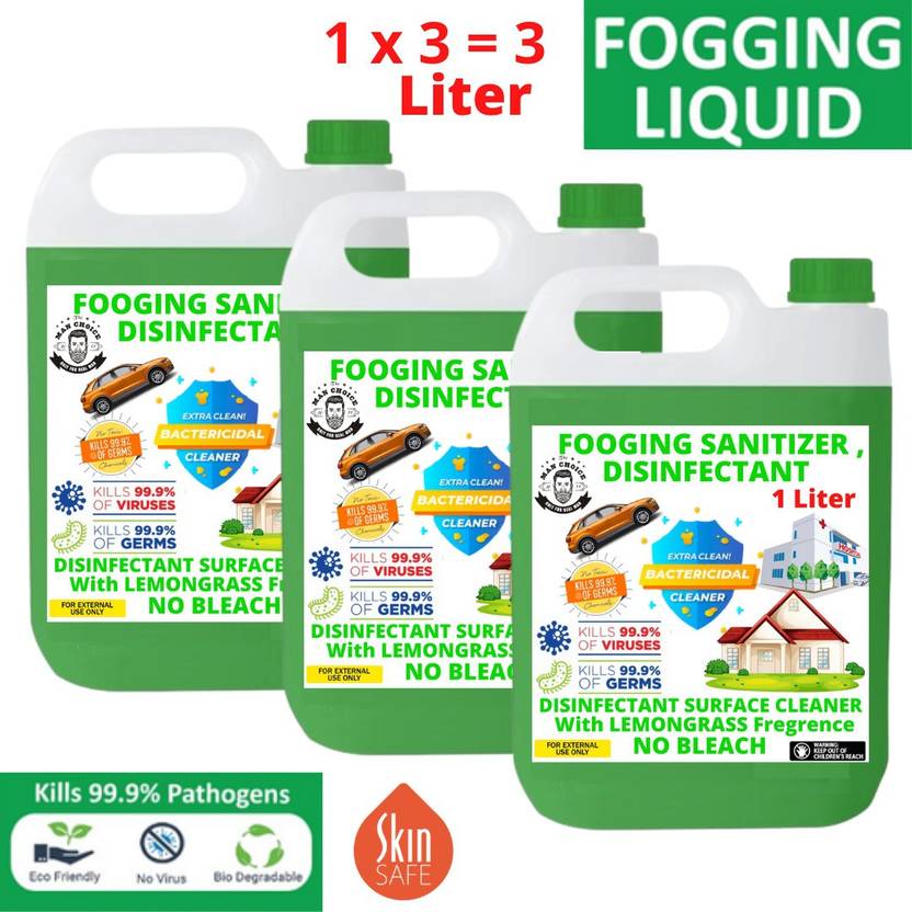 the man choice NEW & ADVANCE Disinfectant FOGGER Sanitizer Liquid for FOOGING MACHINE SOLUTION