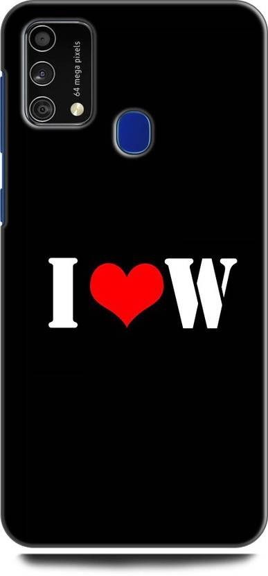 Wall Art Back Cover for SAMSUNG Galaxy M31 W, I LOVES W ...