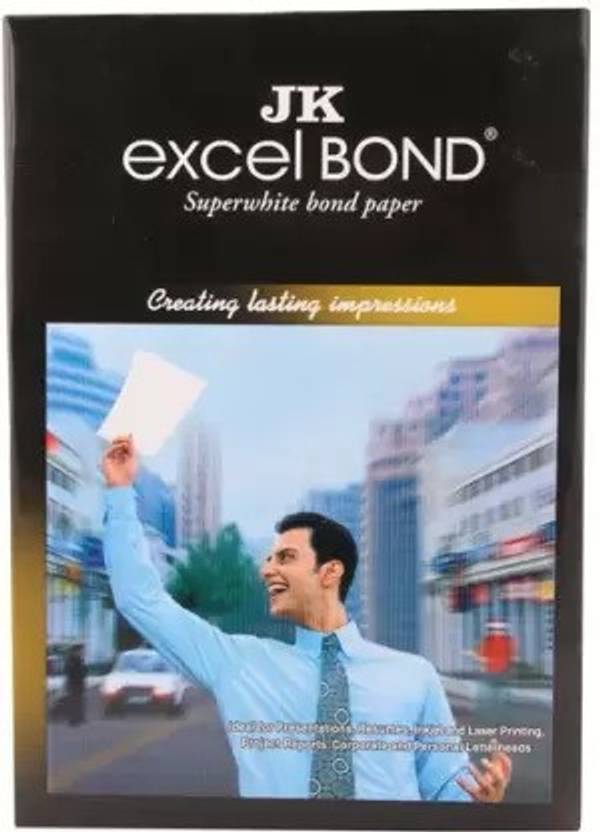 JK PAPER Excel Bond Superwhite Paper Unruled A4 100 gsm