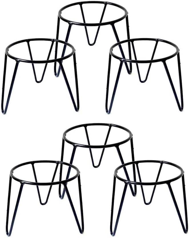 BlessYou Set of 6 Plant Container Pot stand Plant Container Set Price in India Buy BlessYou