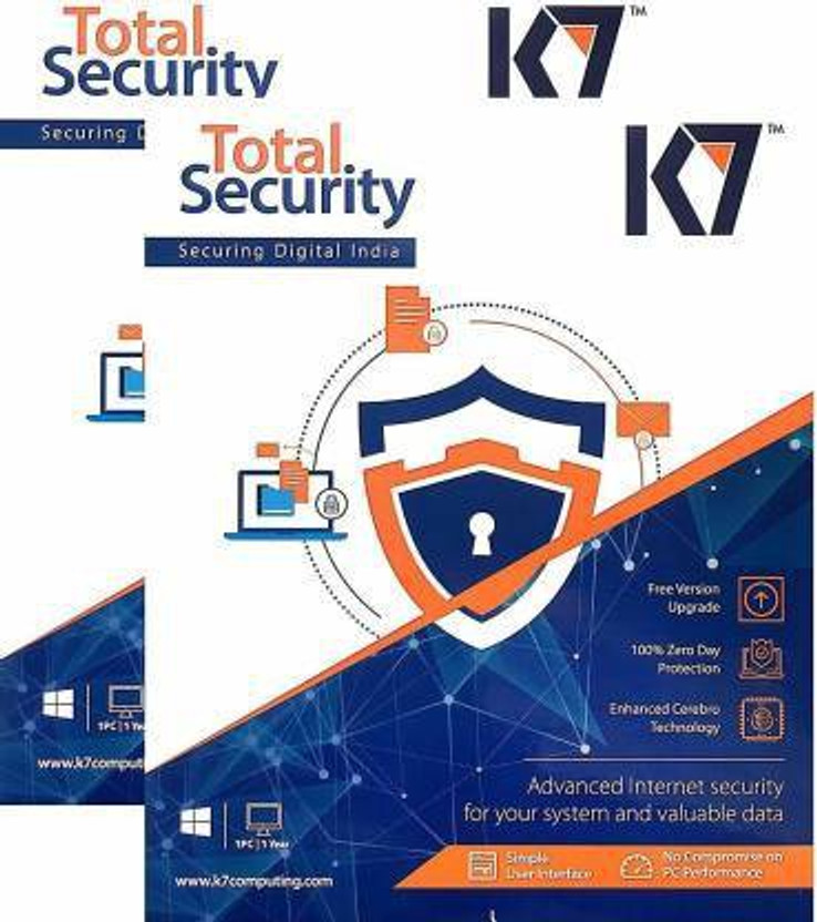 K7 Total Security 2 User 1 Year (Renewal)(CD/DVD)