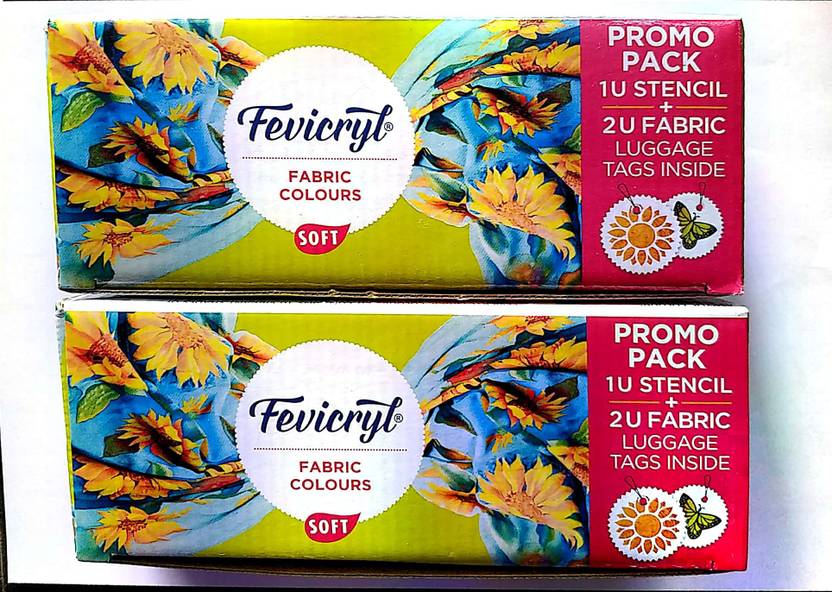 Pidilite FEVICRYL FABRIC COLOURS SOFT 200 ML PROMO PACK
