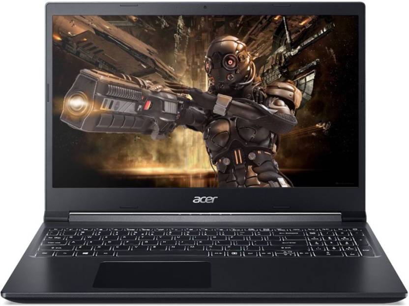 acer Aspire 7 Core i5 10th Gen – (8 GB/512 GB SSD/Windows 10 Home/4 GB Graphics/NVIDIA GeForce GTX 1650) A715-75G-50TA/ A715-75G-41G/ A715-75G-52AA Gaming Laptop  (15.6 inch, Black, 2.15 Kg)