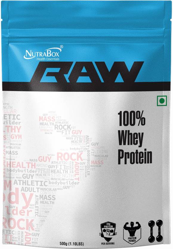 NUTRABOX 100 Pure Raw Whey Protein Concentrate Powder for Body