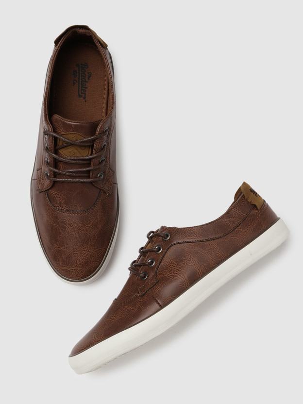 Roadster men brown sneakers clearance