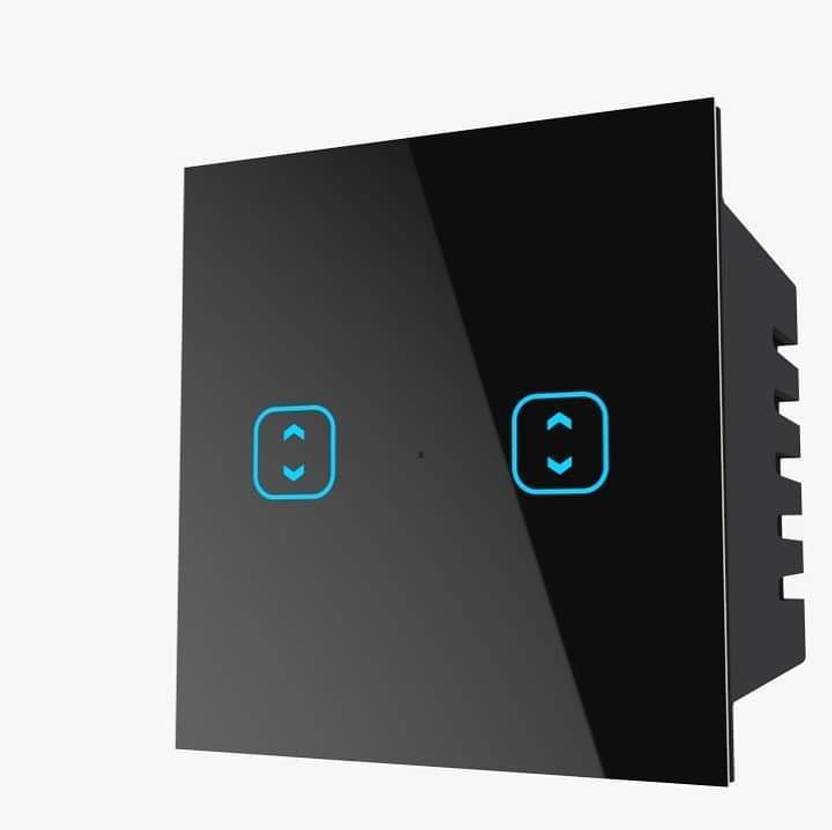 Smartlife WiFi TwoWay Touch Glass Smart Switch (Black) Smart Switch