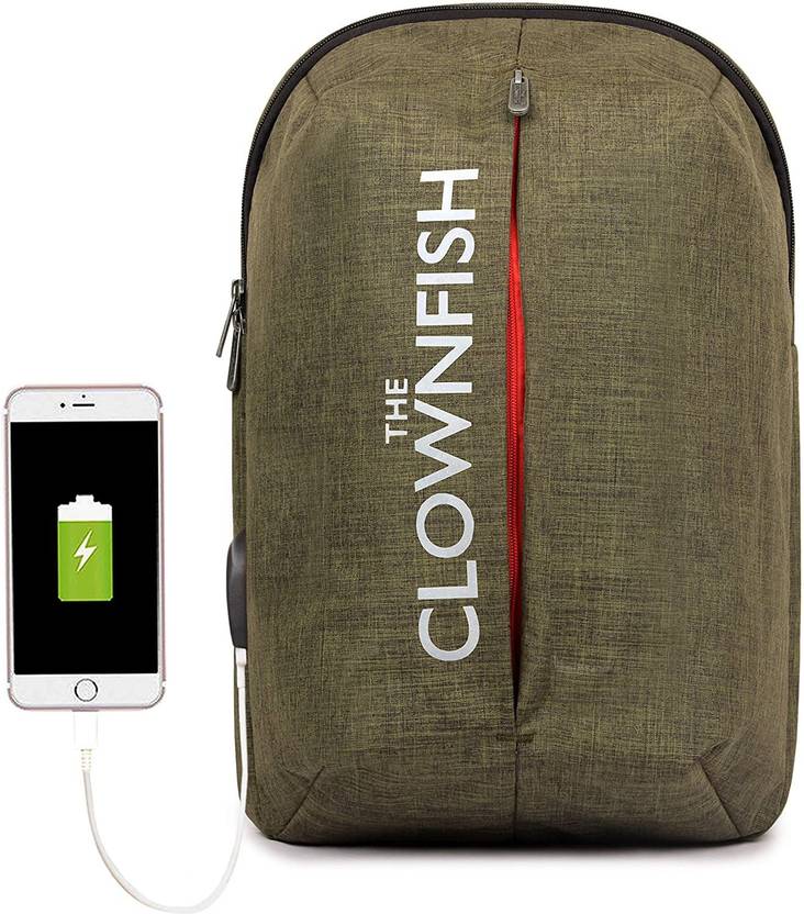 The CLOWNFISH Echo 25 liters Laptop Backpack for 15.6 Inch Laptops