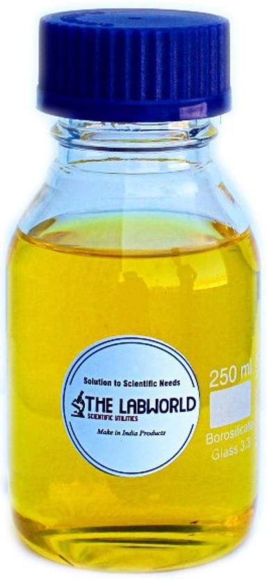 THE LABWORLD Reagent bottle for lab 250 ml glassware Screw cap wide mouth chemical bottles for lab,1 piece Laboratory Dropper Bottle(Glass 250 ml Pack of1)