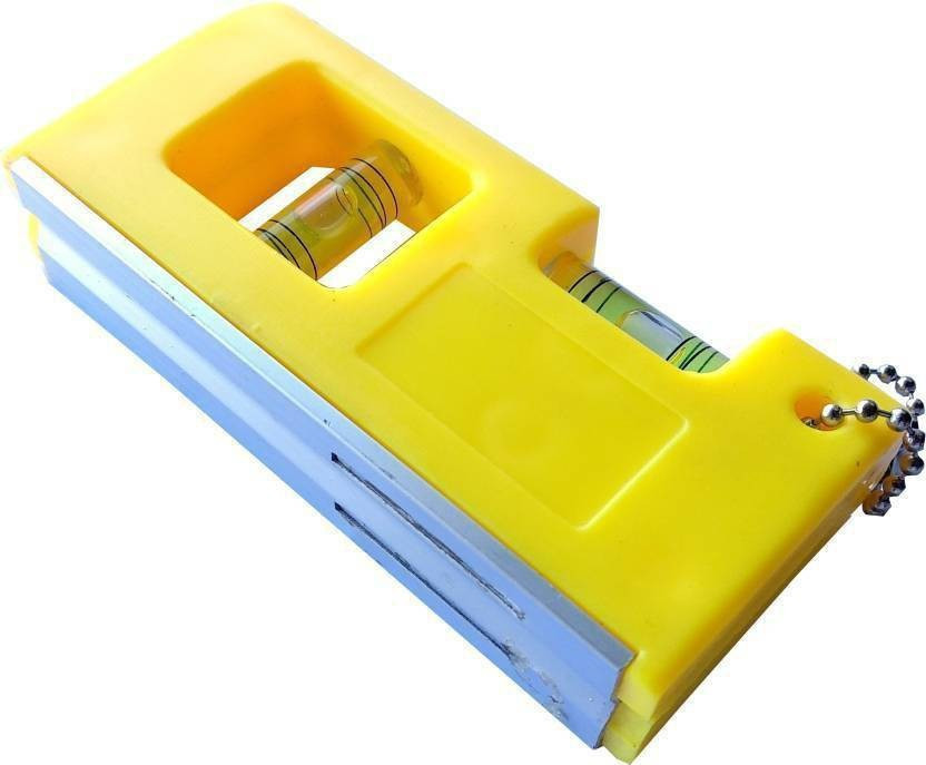 DUMDAAR 4" Pocket Torpedo Level with Magnet + Double Sided Levelling Power (Vertical Vial + Horizontal Vial) 4 Inch Plastic Inclinometer Magnetic Spirit Level Bubble Level Carpenter's Tool Surveying Instruments Magnetic Carpenter's Level(10 cm)