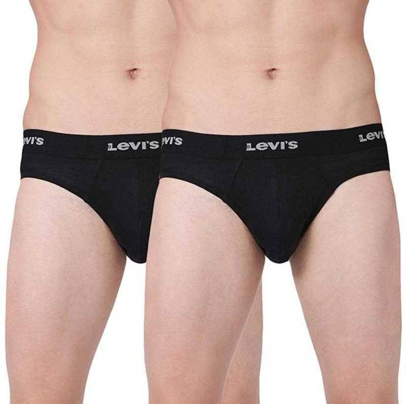 [Sizes S, M, XL] LEVI’S Pack of 2 Solid Men Brief
