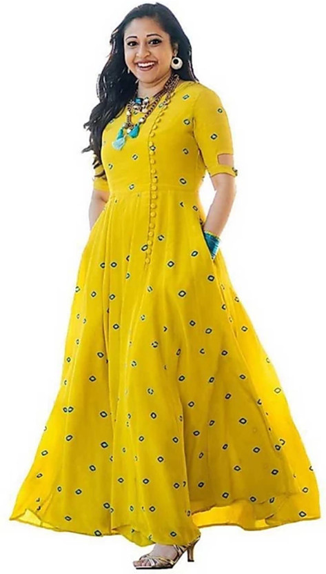 yellow colour kurti flipkart