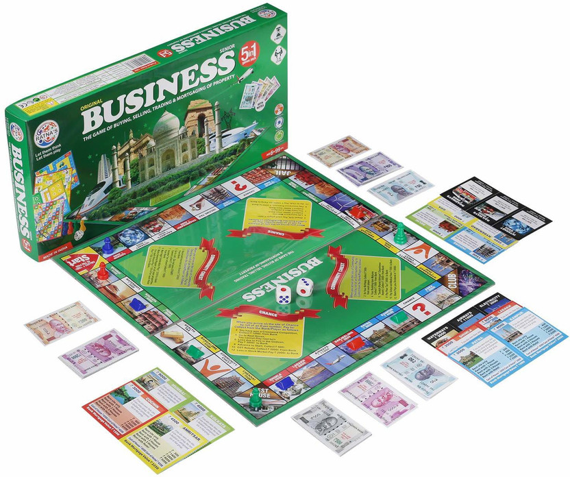 ARNIYAVALA Business Game with Notes Senior for Young Businessmen Money & Assets Board Game