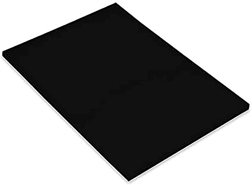 SHARMA BUSINESS A3 Size Black Sheet For School Art and Craft Work Set of 20 Sheet 100GSM Thick Plain A3 100 gsm Coloured Paper(Set of 20, Black)